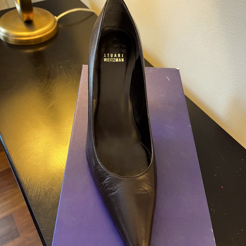 Barely Worn Stuart Weitzman Rich Brown Heel